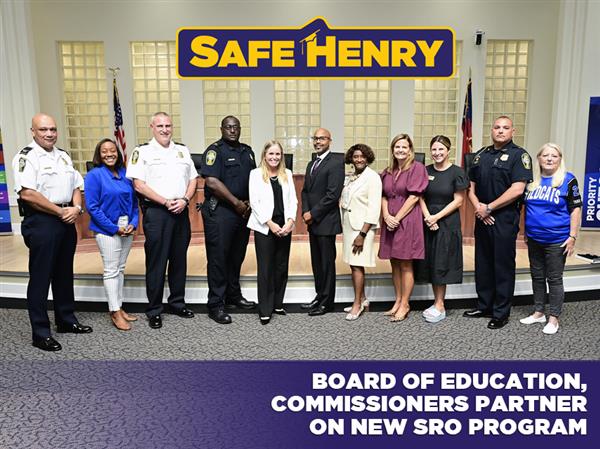 Board of Education, Commissioners Partner on New SRO Program